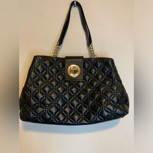 Kate Spade Astor Court quilted leather Elena handbag Tote Bag Med-Large Black